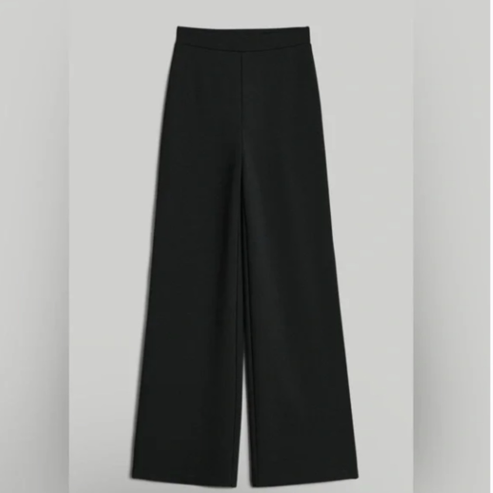 Rag & Bone Irina Ponte Wide Leg Pants - M - Black NWT